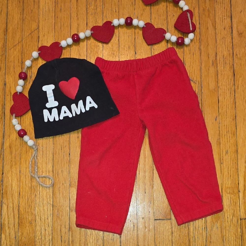 Carter's Warm Fuzzy Bottoms & Free Hat